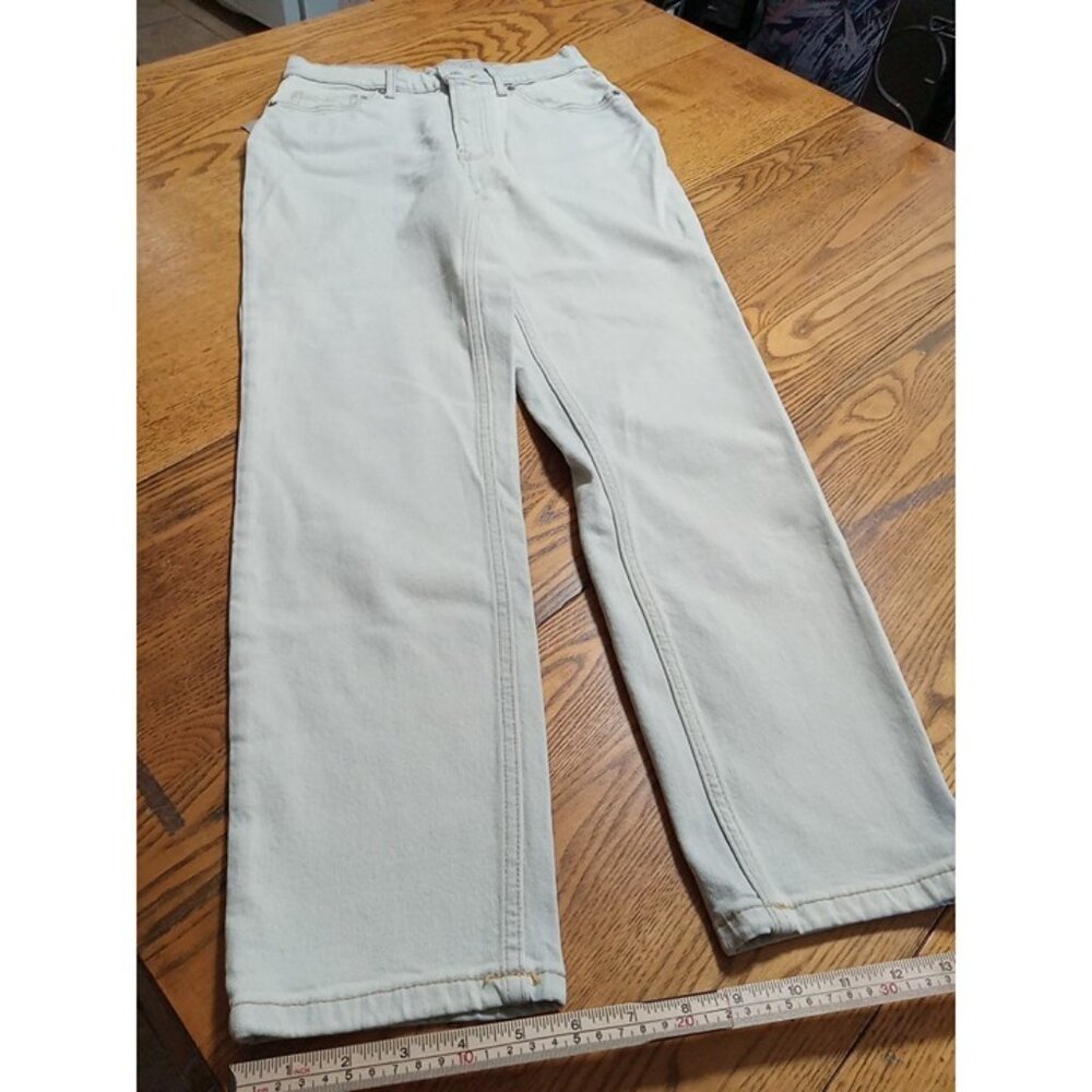 EVERLANE Jeans Womens NEW 25 Crop Original Cheeky Organic Cotton Defects - Picture 2 of 12